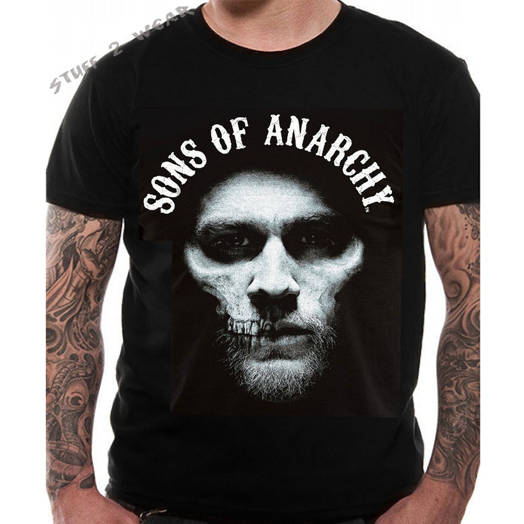 เสื้อยืดพิมพ์ลาย Sons of Anarchy Jax ฮู้ดสำหรับผู้ชาย