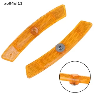 Xo94ol 2 ชิ้น Spoke Reflector ไฟเตือนความปลอดภัยขอบล้อสะท้อนแสง