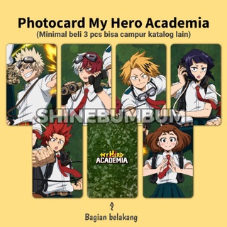 Boku no Hero Academia โฟโต้การ์ด อนิเมะ (2 ด้าน)