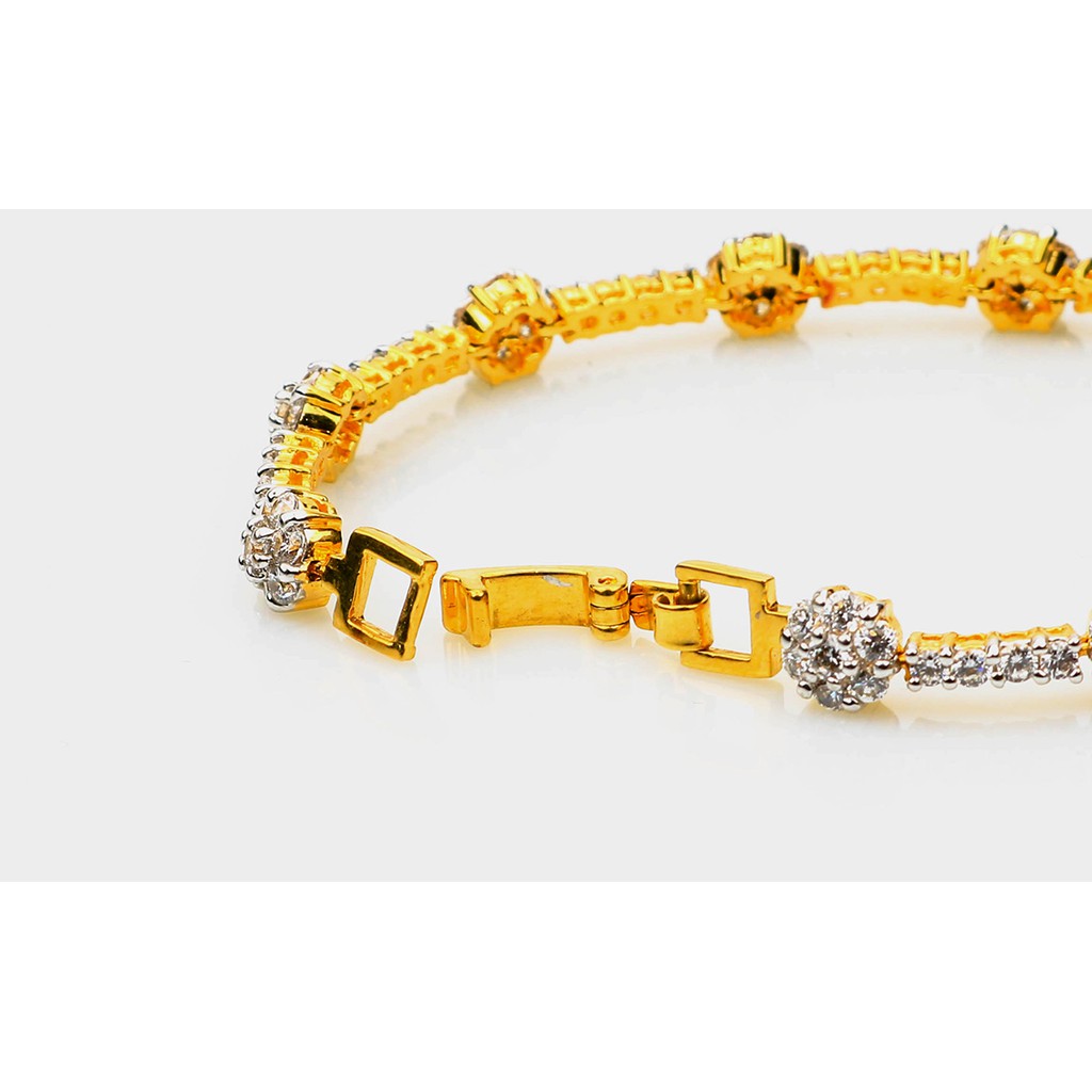 สร้อยข้อมือ(Bracelet 9 diamond)Bracelet-9