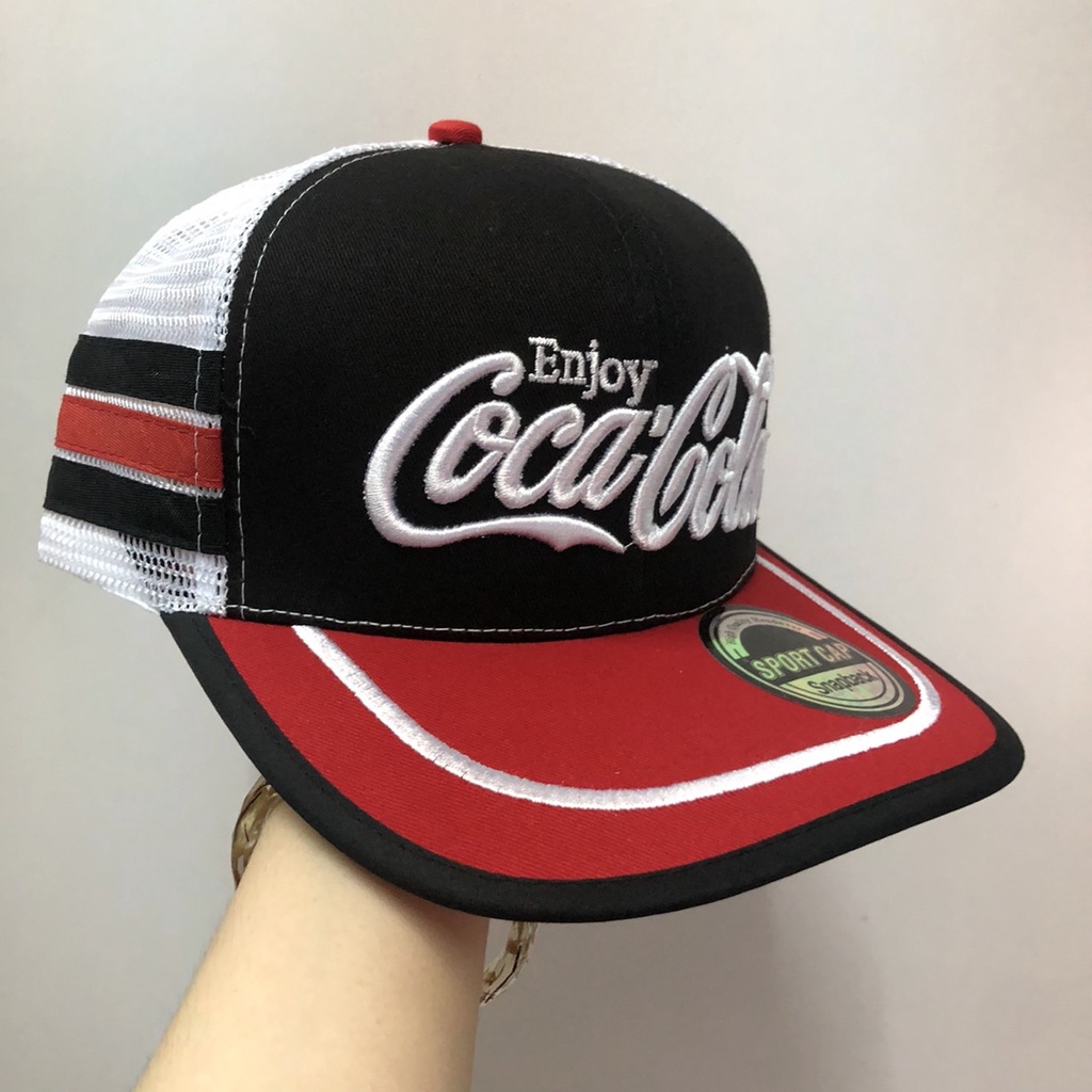 หมวกแก๊ป COKE cap ใส่สบายมีระบายอากาศ หมวกกันแดด