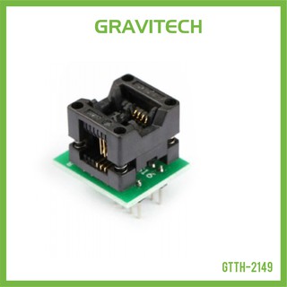 [Gravitechthai]SOIC8 to DIP8 EZ Programmer Adapter Socket - 150mil