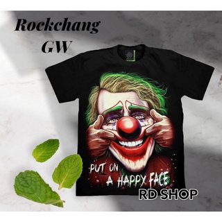 Joker เสื้อยืด  Rockchang/Rock eagle เรืองเเสง หน้า-หลัง งานGR By RD-Shop T-shirts