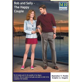 ฟิกเกอร์โมเดล Master Box Model 1/24 MB24029 "Bob and Sally - The Happy Couple"