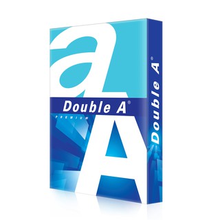 กระดาษ A4 80 แกรม Double A กระดาษถ่ายเอกสาร ( 1 รีม 500 แผ่น/กล่อง) ถูกมาก !!!