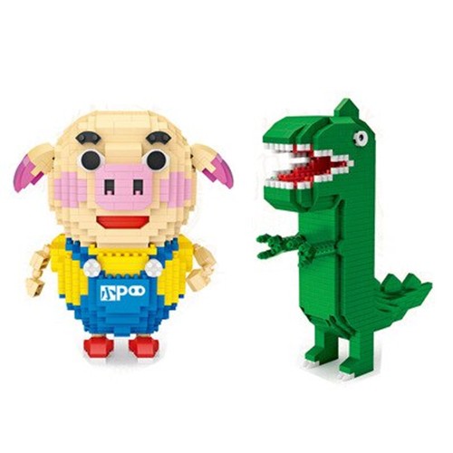LOZ บล็อกต่อจิ๋ว XXL มีให้เลือก 2 แบบ Xiao Pi & Dinosaur (รหัส 9798-9799)