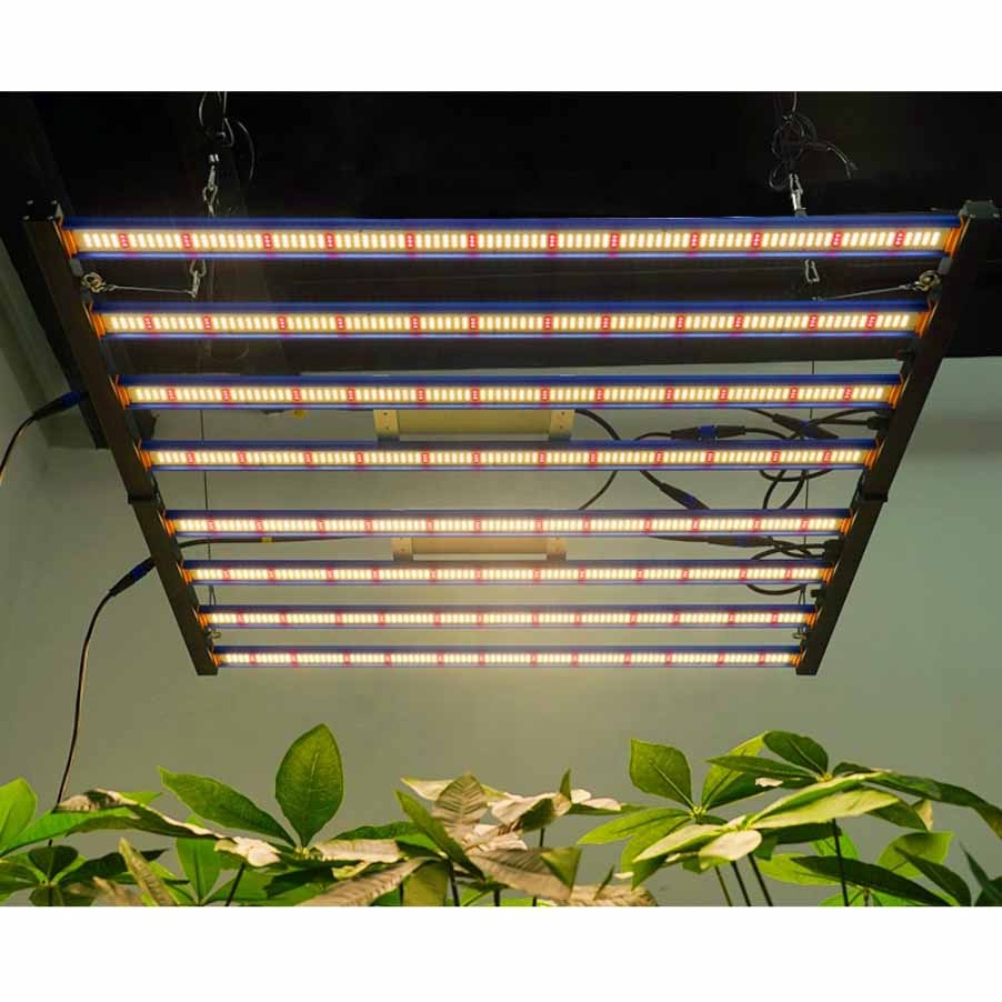 ไฟปลูกต้นไม้ 650W 8 Bars Samsung lm281B Full Spectrum LED Grow Lights