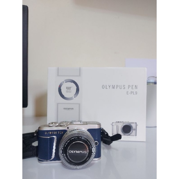 Olympus Pen E-PL9 14-42mm สีน้ำเงิน มือสอง สภาพใหม่ ใช้งานน้อย