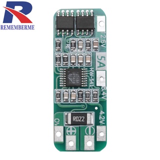 Hw-541 3S 5A Li-Ion บอร์ดป้องกันที่ชาร์จแบตเตอรี่ลิเธียม 18650 Pcb Pcm