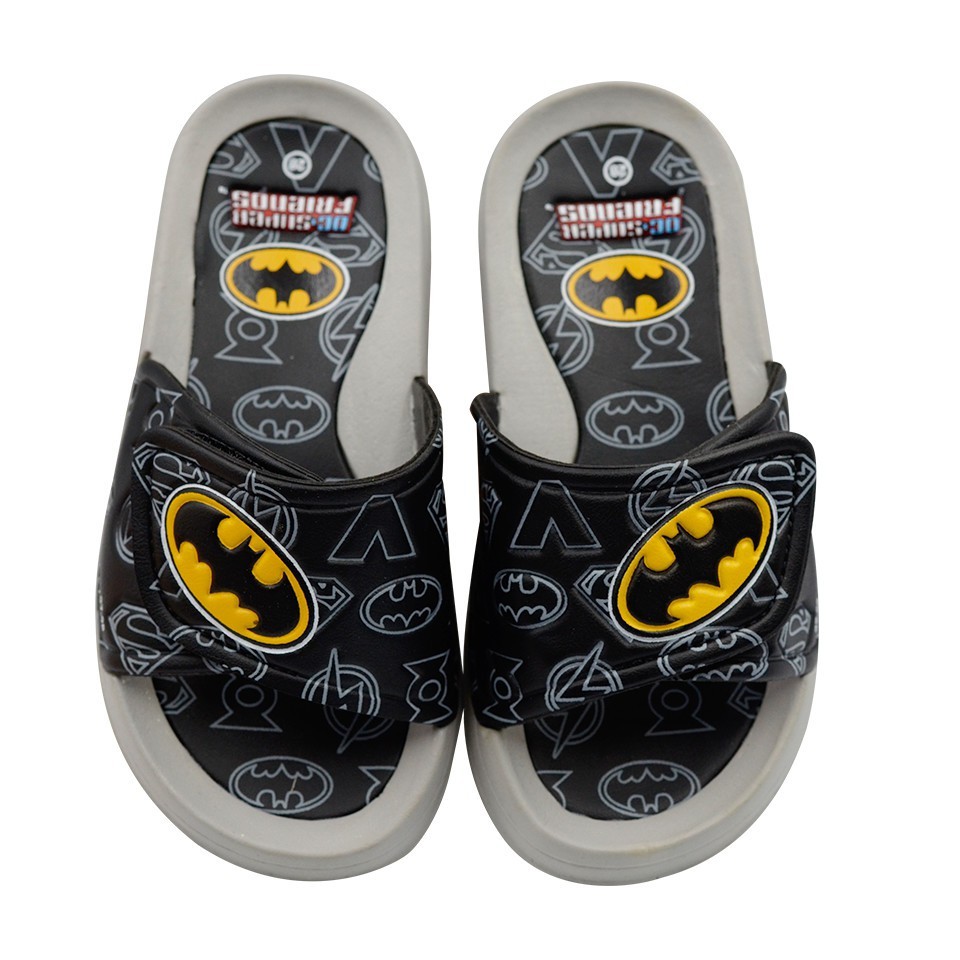 รองเท้าเด็ก Footniks EVA รุ่น 33-1708  แบบสวม แบทแมน (Batman)  ลิขสิทธิ์แท้ DC Super Friends