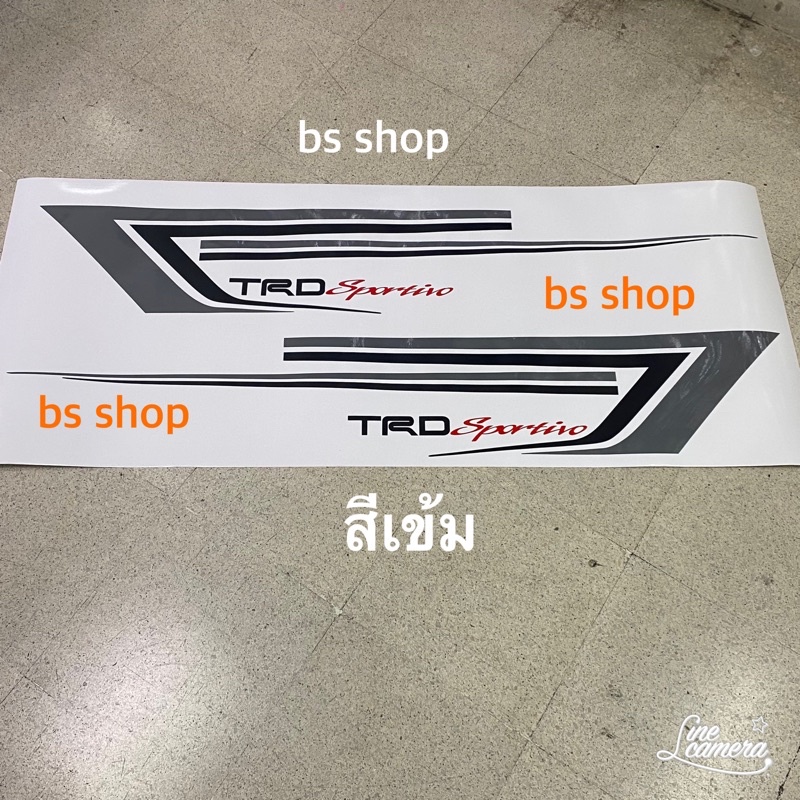 สติ๊กเกอร์* ลายข้าง TRD sportivo ติดข้างประตู Toyota ALTIS  ราคาต่อคู่ มี 2 ข้าง ( งานตัดคอม )