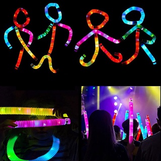 NexTool Christmas ของเล่นบีบสกุชชี่พลาสติก มีไฟ LED เรืองแสง สุ่มสี สําหรับเด็ก 1 ชิ้น