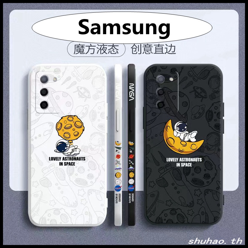 เคส Samsung S20 Case S10 S21 S21PLUS S21Ultra note10 note20 note10lite s20fe s21fe samsung s20 plus case samsung s21 plus โทรศัพท์มือถือ ลายนักบินอวกาศ สําหรับ Case