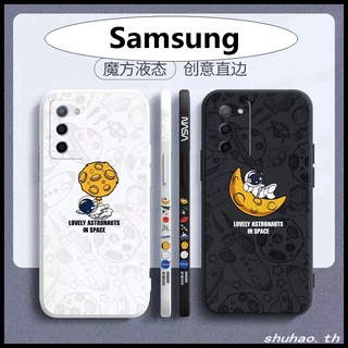 เคส Samsung S20 Case S10 S21 S21PLUS S21Ultra note10 note20 note10lite s20fe s21fe samsung s20 plus case samsung s21 plus โทรศัพท์มือถือ ลายนักบินอวกาศ สําหรับ Case