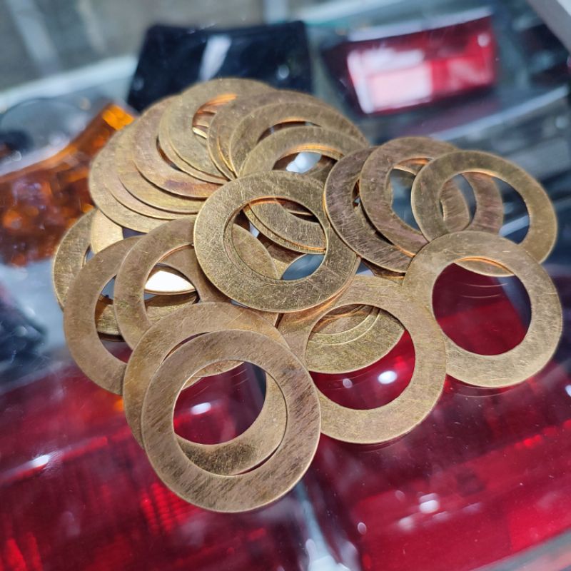 BIG BRASS RING PEN HANDLEBAR SEHER VESPA