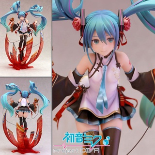 Figure ฟิกเกอร์ Model โมเดล Vocaloid Project Diva โวคาลอยด์ โปรเจกต์ดีวา Hatsune Miku ฮะสึเนะ มิกุ 1/8 ชุดจีน