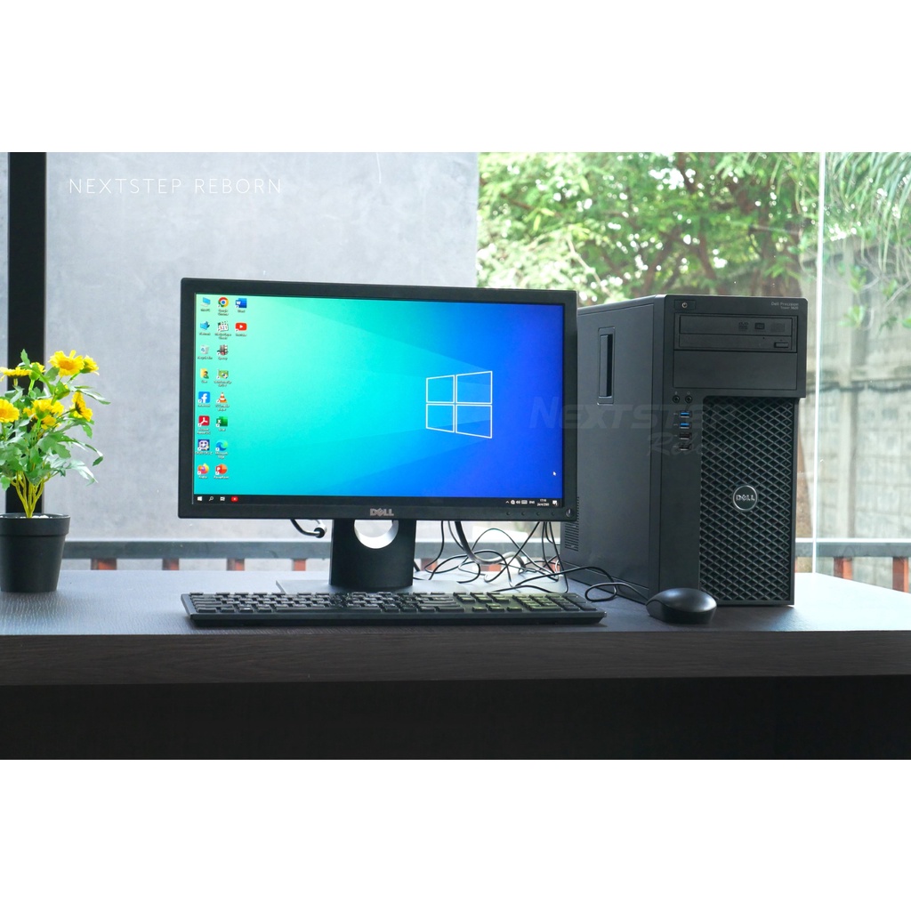 PC Workstation Dell Precision 3620 Tower intel Xeon E3 Ram 16GB VGA Quadro P1000 คอมมือสอง