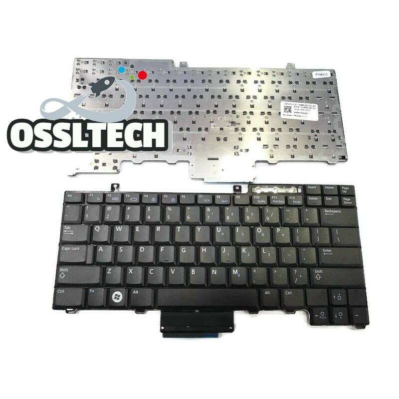 เปลี่ยน DELL NSK-DBA1E 9Z.0G82.B0U NSK-DB301 V081325คีย์บอร์ด BS1 Latitude E5400 E5410
