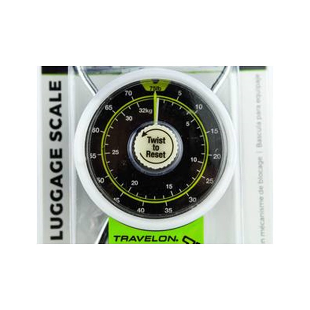 TRAVELON Stop and Lock Stop Lock Luggage Scale with Tape Measure (19325 ...