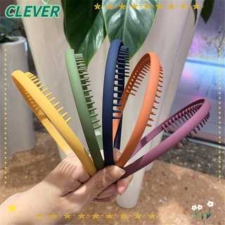 Clever New Headband Matt Non-slip Solid Color For Women