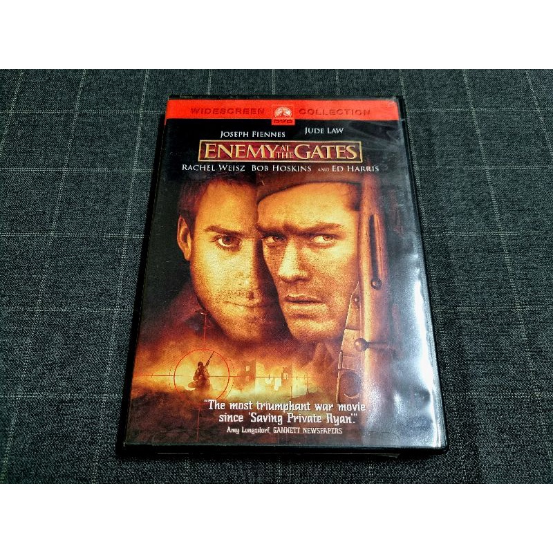 DVD ภาพยนตร์สงครามแอ็คชั่นสุดระทึก "Enemy at the Gates / กระสุนสังหารพลิกโลก" (2001)