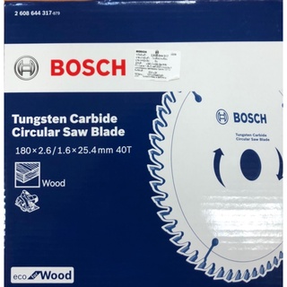 BOSCH ใบเลื่อยวงเดือนตัดไม้ 7 นิ้ว 40 ฟัน ECO for Wood