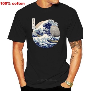 ใหม่ เสื้อยืด ลาย Kanagawa The Great Wave S-5 Usa Ebnakn88Hemhno59 สไตล์ญี่ปุ่น สําหรับผู้ชาย