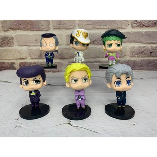 โมเดล โจโจ้ (ขายยกชุด) Model Jojo Bizarre Adventure Part 4 ขนาด 7 Cm ขายยกชุด 6 ตัว