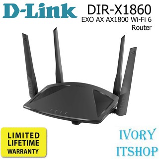 D-LINK DIR-X1860 EXO AX AX1800 WI-FI- ROUTER  /ivoryitshop