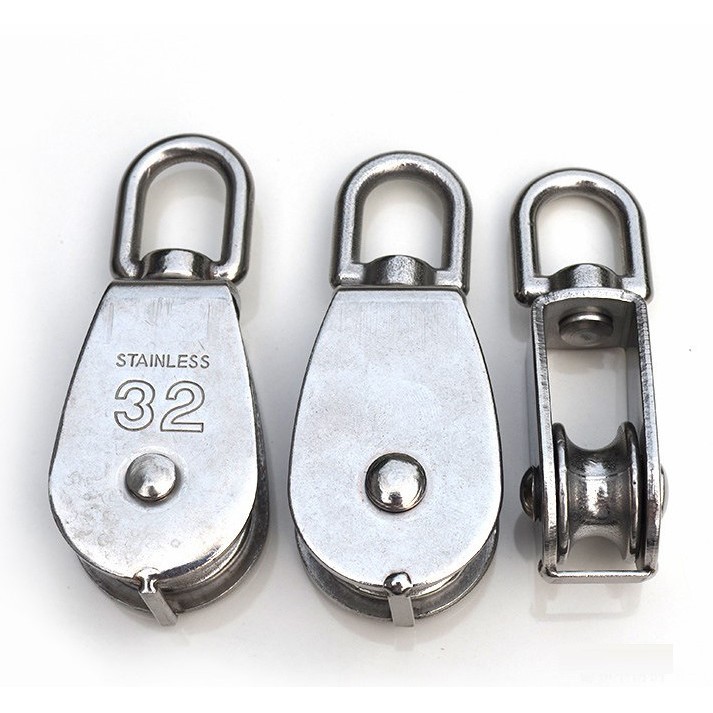 รอกเชือกสแตนเลส 304 ⚙️ขนาด M15, M20, M25, M32,M50⚙️ - รูปที่ 2