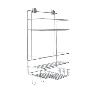 ชั้นแขวนติดผนัง 3 ชั้น ZIMMPLE P109A สเตนเลสBATH RACK 3 TIERS ZIM P109A STAINLESS