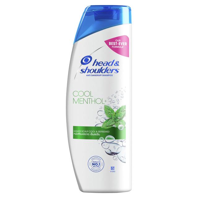 Head and Shoulders เฮดแอนด์โชว์เดอร์ สูตรเมนทอล เย็นสดชื่น แชมพูขจัดรังแค 300 ML:เมนทอล 330