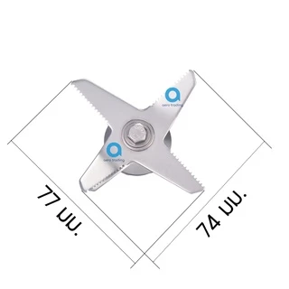 ใบมีดเครื่องปั่น อะไหล่เครื่องปั่น ชุดใบมีดโถปั่น OTTO Nanotech sliver crest