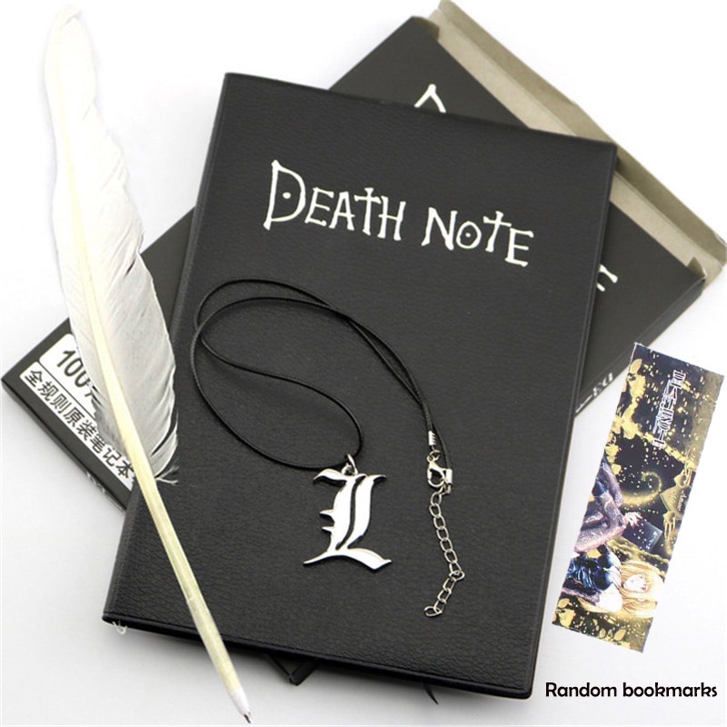 สมุดบันทึก Death Note อะนิเมะ Death พร้อมสร้อยคอและปากกา