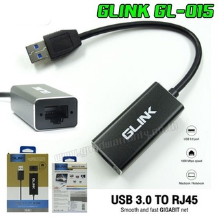 GLINK ตัวแปลงสัญญาณ Converter USB to LAN HUB (RJ45) รุ่น GL-015