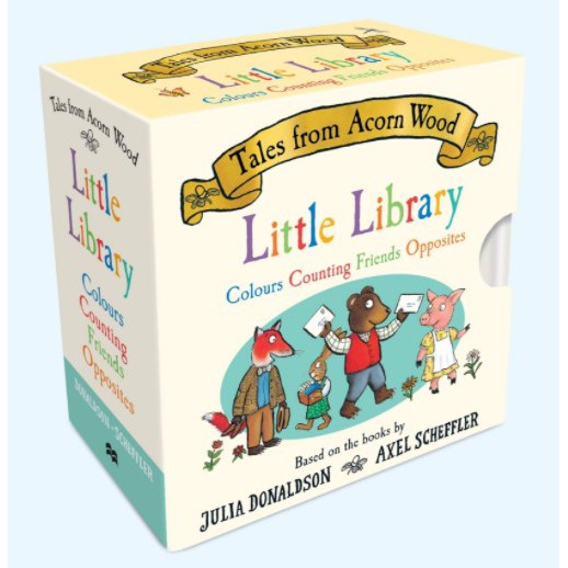 *หนังสือบอร์ดขนาดพกพา* Tales From Acorn Wood Little Library Set 4 เล่ม โดย Julia Donaldson