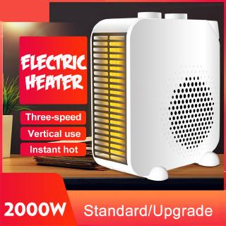 เครื่องทําความร้อนไฟฟ้า 220V 2000W ขนาดเล็ก แบบพกพา เสียงเงียบ สําหรับบ้าน และโต๊ะ