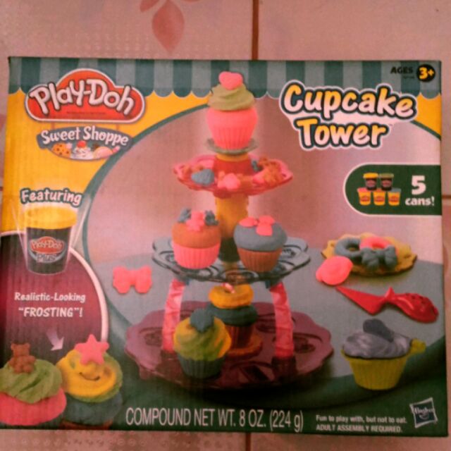 Play-Doh Cupcake tower