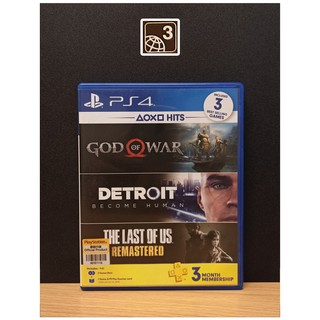 PS4 Games : God of War 4 / DETROIT / The Last of Us (เลือก 2เกม) โซน3 มือ2 พร้อมส่ง