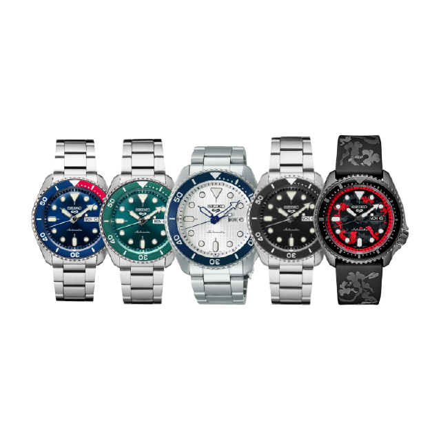 [โค้ด 215surprise ลด 1000 ] SEIKO sport 5 นาฬิกาไซโก้ Auto SRPD51 SRPD53 SRPD55 SRPD57 SRPD59 SRPD61 SRPD63 SRPD65