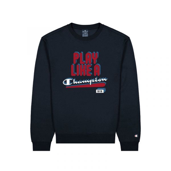 CHAMPION MEN - EU เสื้อสเวตเตอร์ผู้ชาย-ไซส์ยุโรป CREWNECK SWEATSHIRT  216641-BS501