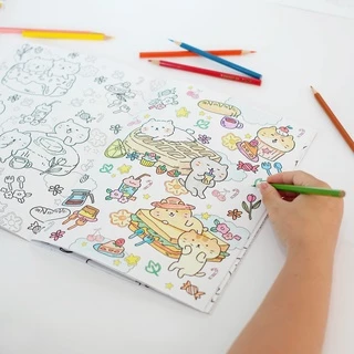 สวีทซัมเมอร์ : สมุดภาพระบายสี ลาย แคท คอมปะนี ขนาด A4