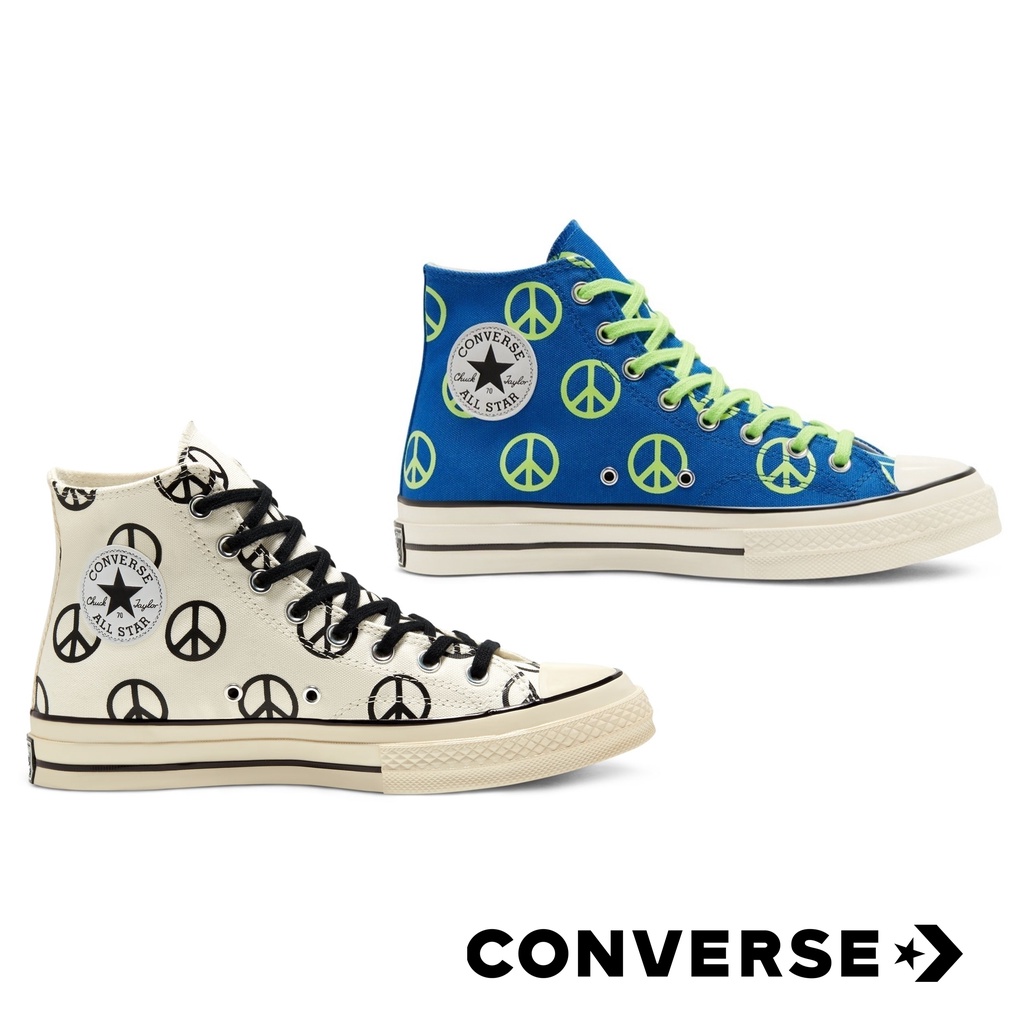 [ลด30% เก็บโค้ด 2509FASHDD] CONVERSE Chuck Taylor All Star 70 (Peace Sign) Hi รองเท้า คอนเวิร์ส แท้