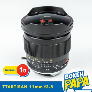 เลนส์มือหมุน TTArtisan 11mm F2.8 FISHEYE เมาท์ Leica M เลนส์สำหรับกล้อง Leica M Mount ( ไลก้า 11 mm )( Full Frame Lens )