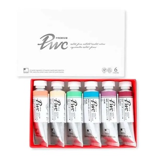 ShinHan PWC 6Tube SET (TINT A) (S1215154-0006) / เซ็ตสีน้ำเกรด Premium Artist ขนาด 15ml 6 สี TINT A ShinHan ประเทศเกาหลี