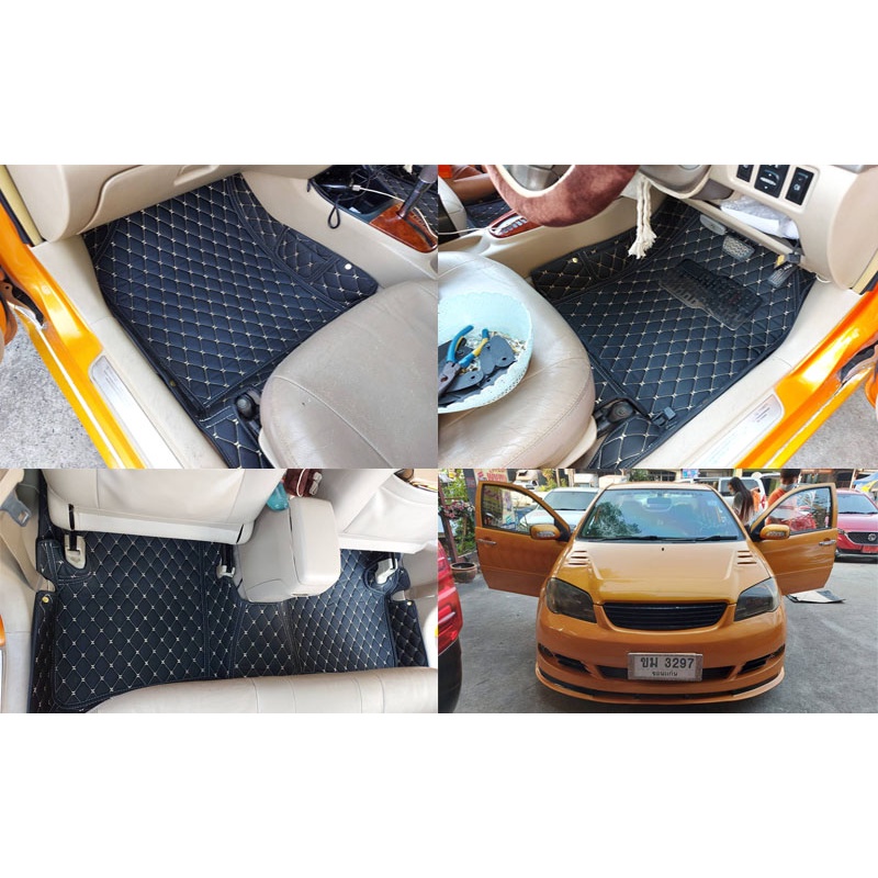 พรมปูพื้นในรถยนต์ toyota vios 2001-2006 เข้ารูป