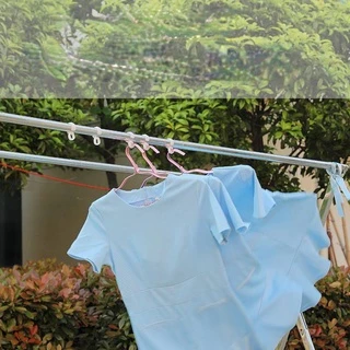 🌋(ราคาถูก!! 1 แพ็ค5 ชิ้น) hanger ไม้แขวนเสื้อพลาสติก สีสวย สำหรับเสื้อผู้ใหญ่ (1 มัด มี 5 ชิ้น)