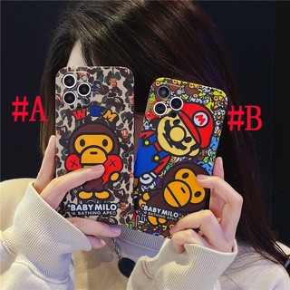 เคสซิลิโคน สำหรับ ไอโฟน iPhone 14 Pro Max iPhone 13 Pro Max iPhone 12 Pro Max iPhone 11 Pro Max X XR XS Max Cartoon Super Mario ซูเปอร์ มาริโอ้ Silicone Case