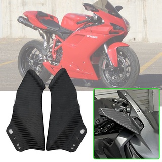 Motorcycle Side Winglet Kit Spoiler Fairing Rear View Mirror Fixed Wing Kit For DUCATI 999 1098 1198 1098/1198/848 748/