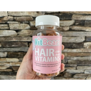 วิตามิน VitBears Hair Vitamins (skin&amp;nails) triple actions 60 เม็ด